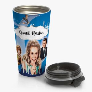 Bewitched Travel Mug Custom Personalized Name Stainless Steel Bottle