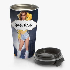 Beyonce Coachella Travel Mug Custom Personalized Name Stainless Steel Bottle