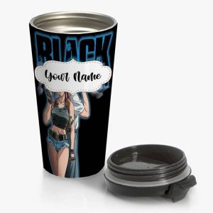 Black Lagoon Poster Wall Decor Travel Mug Custom Personalized Name Stainless Steel Bottle