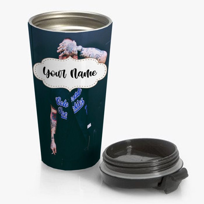 Blackbear Travel Mug Custom Personalized Name Stainless Steel Bottle