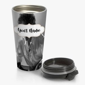 Bob Dylan Travel Mug Custom Personalized Name Stainless Steel Bottle