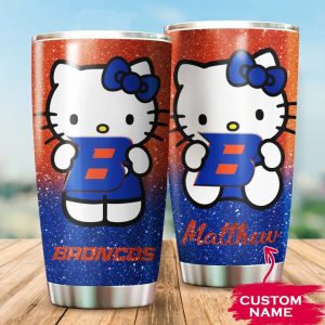 Boise State Broncos Hello Kitty Custom Name Tumbler TB0859