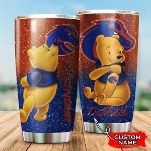 Boise State Broncos Pooh Custom Name Tumbler TB0913