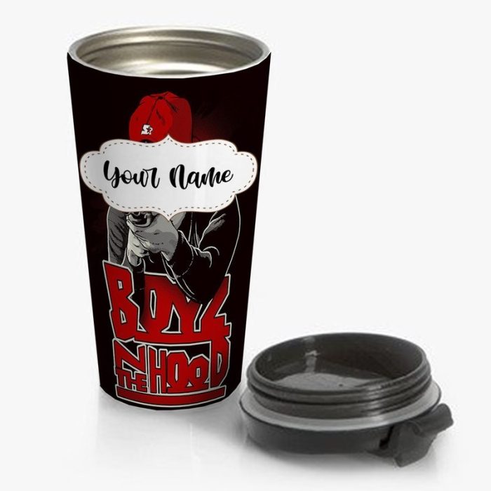 Boyz N The Hood Travel Mug Custom Personalized Name Stainless Steel Bottle