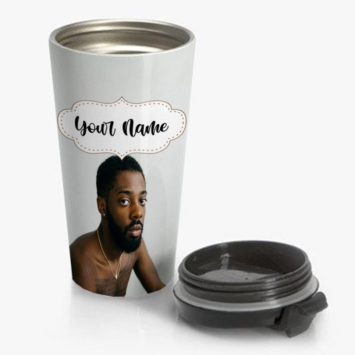 Brent Faiyaz Travel Mug Custom Personalized Name Stainless Steel Bottle