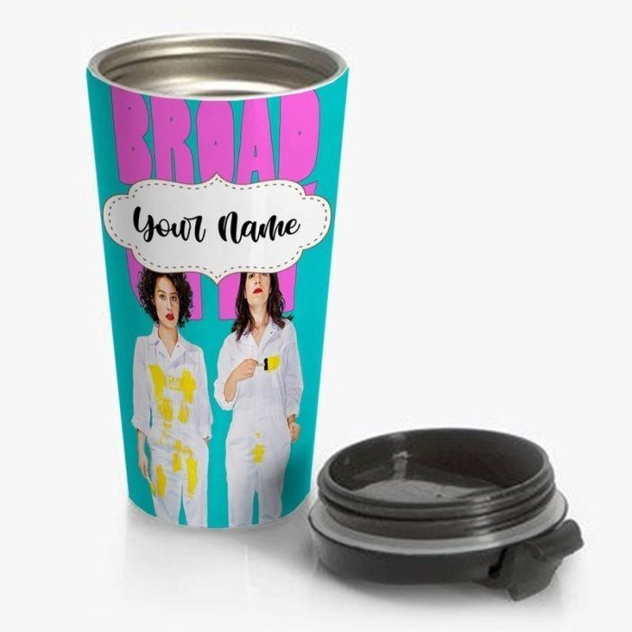 Broad City Season 3 Travel Mug Custom Personalized Name Stainless Steel Bottle