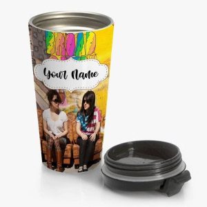 Broad City Travel Mug Custom Personalized Name Stainless Steel Bottle