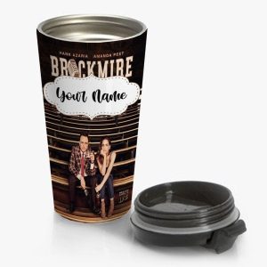 Brockmire American Travel Mug Custom Personalized Name Stainless Steel Bottle