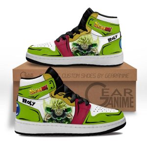 Broly Kids Sneakers Custom Anime Dragon Ball Kids Jordan 1 Shoes
