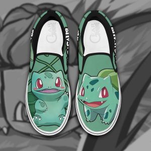 Bulbasaur Slip On Shoes Pokemon Custom Anime Shoes