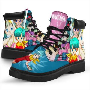 Bulma Dragon Ball Boots Shoes Custom Anime Fan TT20