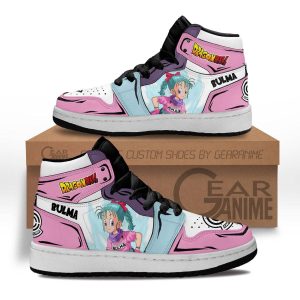 Bulma Kids Sneakers Custom Anime Dragon Ball Kids Jordan 1 Shoes