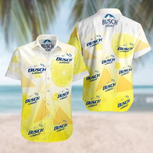 Busch Light Summer Hawaiian Beach Shirt - Hawaiian Shirts For Men - Custom Hawaiian Shirts