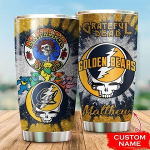 California Golden Bears Grateful Dead Custom Name Tumbler TB1515