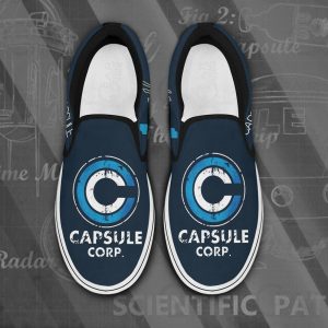 Capsule Corp Slip On Shoes Dragon Ball Custom Anime Shoes PN11