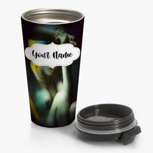 Cara Delevingne Sexy Art Travel Mug Custom Personalized Name Stainless Steel Bottle