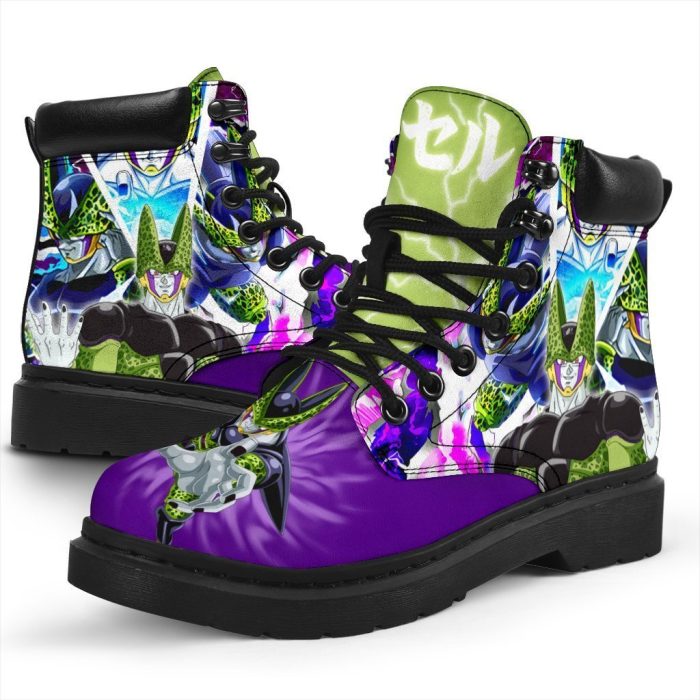 Cell Dragon Ball Boots Shoes Custom Anime TT20