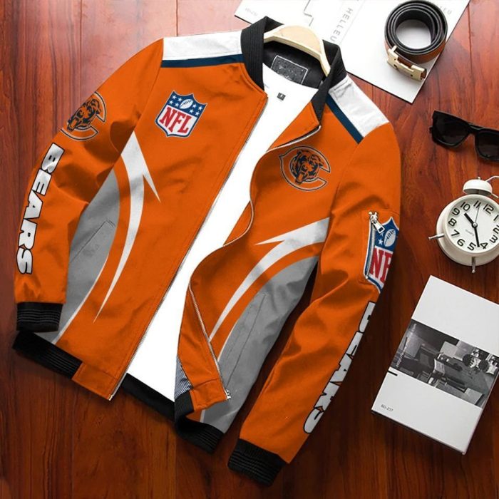 Chicago Bears Bomber Jacket 3D Personalized For Fans 160