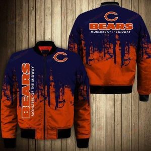 Chicago Bears Bomber Jacket 3D Personalized For Fans 77