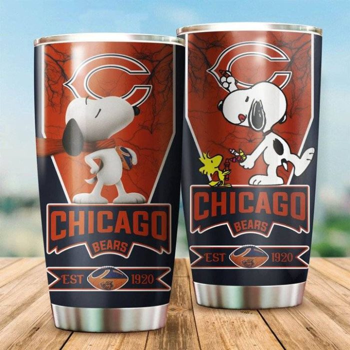 Chicago Bears Tumbler Snoopy NFL TB2307