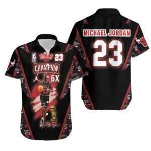 Chicago Bulls Michael Jordan 23 Champion Best Player NBA 3D Gift For Bulls Fans Hawaiian Shirt