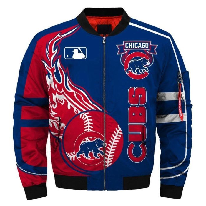 Chicago Cubs Bomber Jacket 3D Personalized For Fans 03