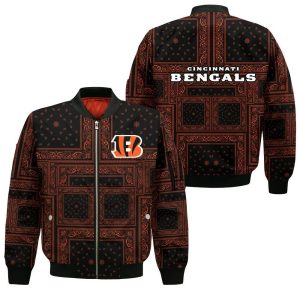 Cincinnati Bengals Bomber Jacket 3D Personalized For Fans 07