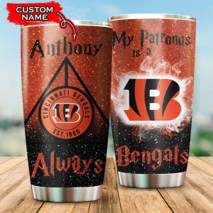 Cincinnati Bengals Tumbler Harry Potter NFL Custom Name TB2352