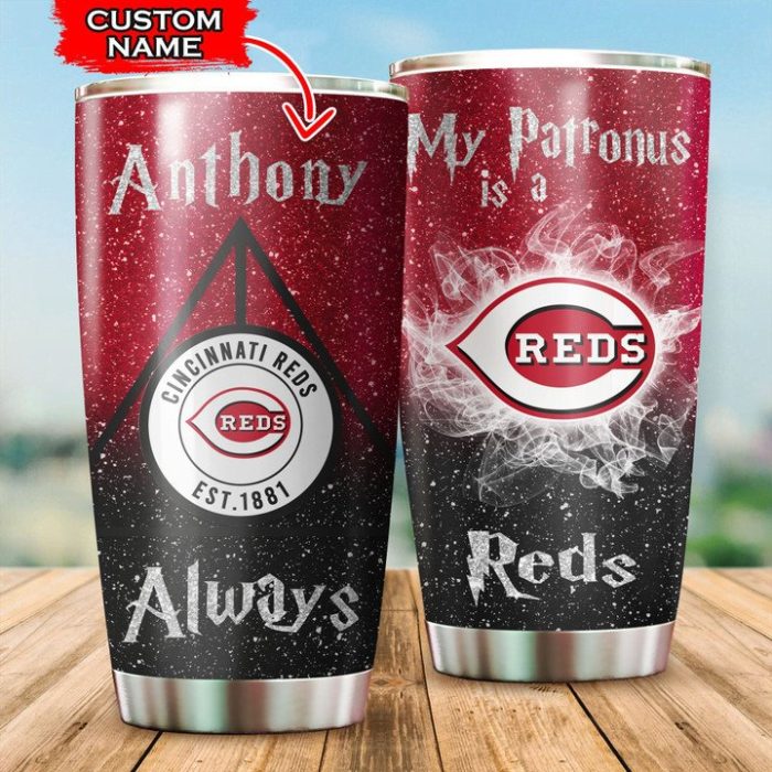 Cincinnati Reds Tumbler Harry Potter MLB Custom Name TB2828