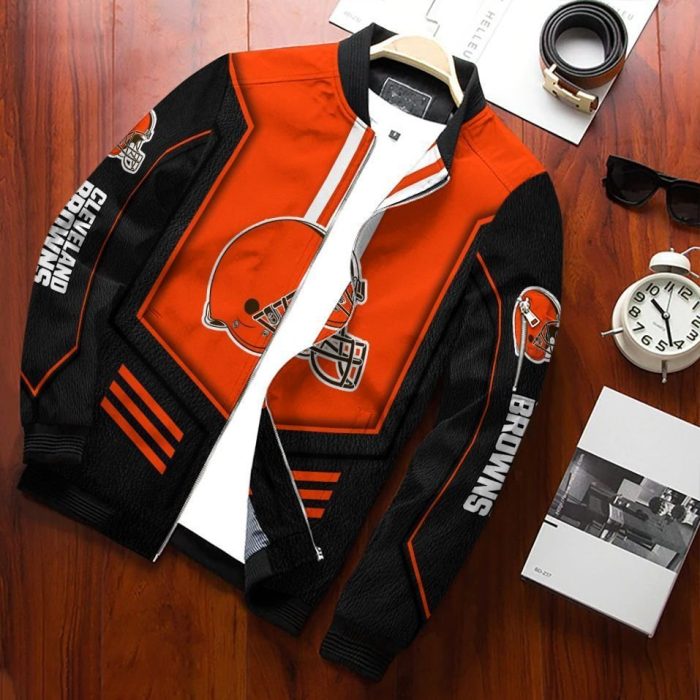 Cleveland Browns Bomber Jacket 3D Personalized For Fans 241