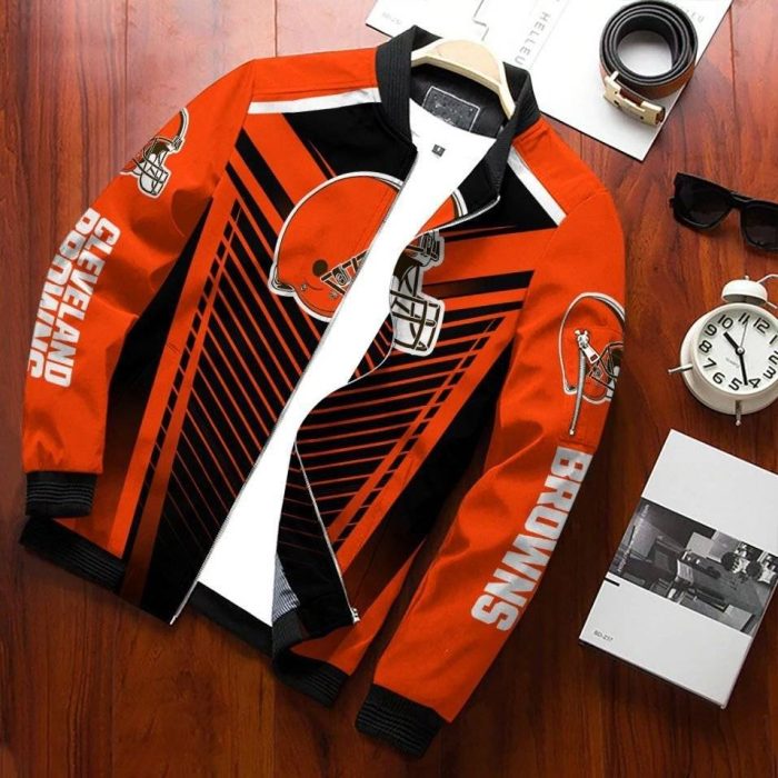 Cleveland Browns Bomber Jacket 3D Personalized For Fans 292