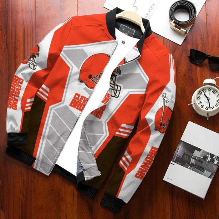 Cleveland Browns Bomber Jacket 3D Personalized For Fans 359