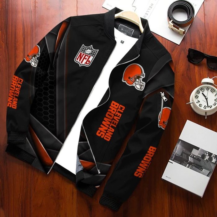 Cleveland Browns Bomber Jacket 3D Personalized For Fans 371