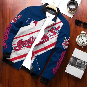 Cleveland Indians Bomber Jacket 3D Personalized For Fans 506