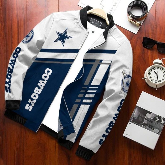 Dallas Cowboys Bomber Jacket 3D Personalized For Fans 033