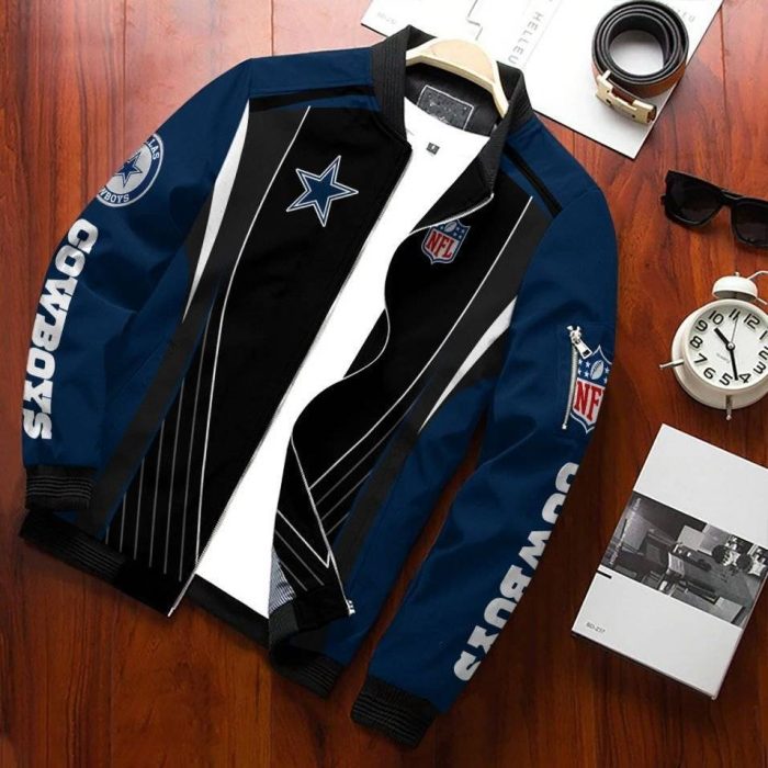 Dallas Cowboys Bomber Jacket 3D Personalized For Fans 062