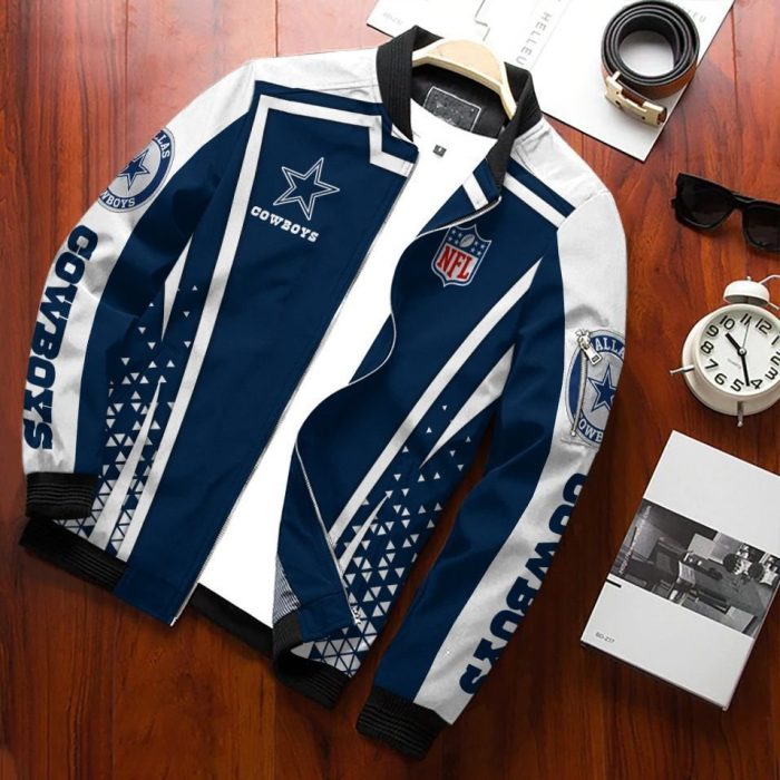 Dallas Cowboys Bomber Jacket 3D Personalized For Fans 065