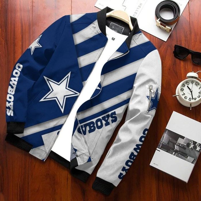 Dallas Cowboys Bomber Jacket 3D Personalized For Fans 068