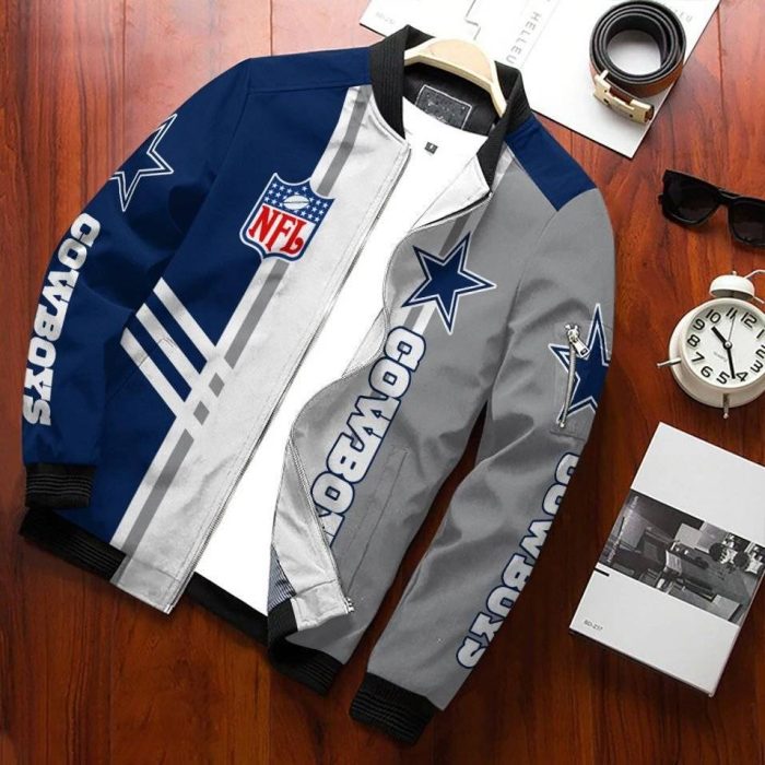 Dallas Cowboys Bomber Jacket 3D Personalized For Fans 259