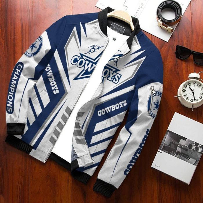 Dallas Cowboys Bomber Jacket 3D Personalized For Fans 393