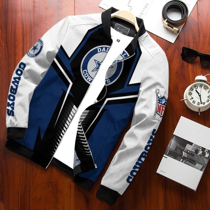 Dallas Cowboys Bomber Jacket 3D Personalized For Fans 399