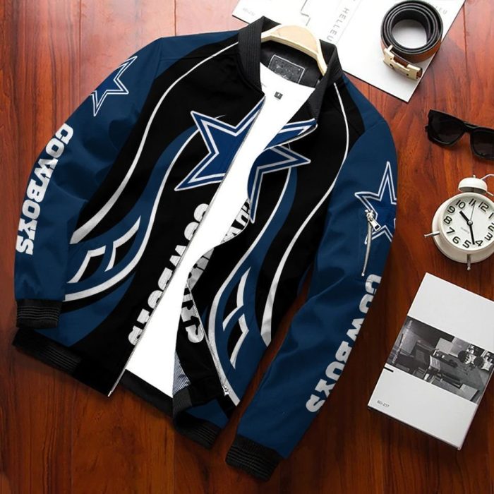 Dallas Cowboys Bomber Jacket 3D Personalized For Fans 593