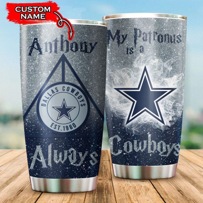 Dallas Cowboys Tumbler Harry Potter NFL Custom Name TB2781