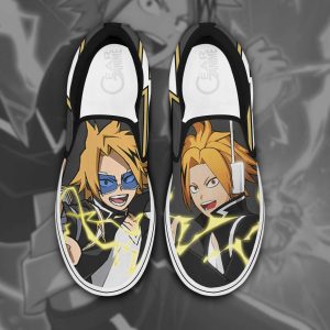Denki Kaminari Slip On Shoes My Hero Academia Custom Anime Shoes