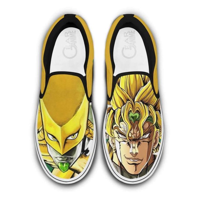 Dio Brando Slip On Shoes Custom Anime JoJo's Bizarre Adventure Shoes