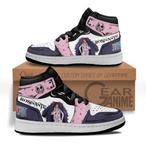 Donquixote Rosinante Kids Sneakers Custom Anime One Piece Kids Jordan 1 Shoes