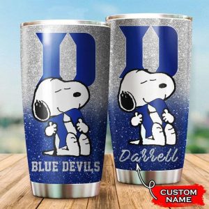 Duke Blue Devils Snoopy Custom Name Tumbler TB1592