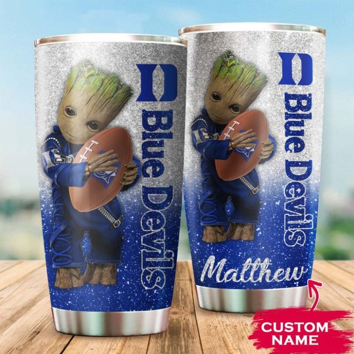 Duke Blue Devils Tumbler Custom Groot NCAA TB1411