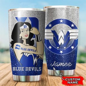 Duke Blue Devils Wonder Woman Custom Name Tumbler TB1554