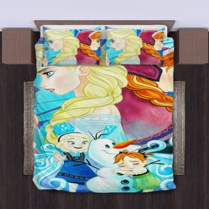 Elsa Anna Frozen Bedding Set Duvet Cover Pillowcase